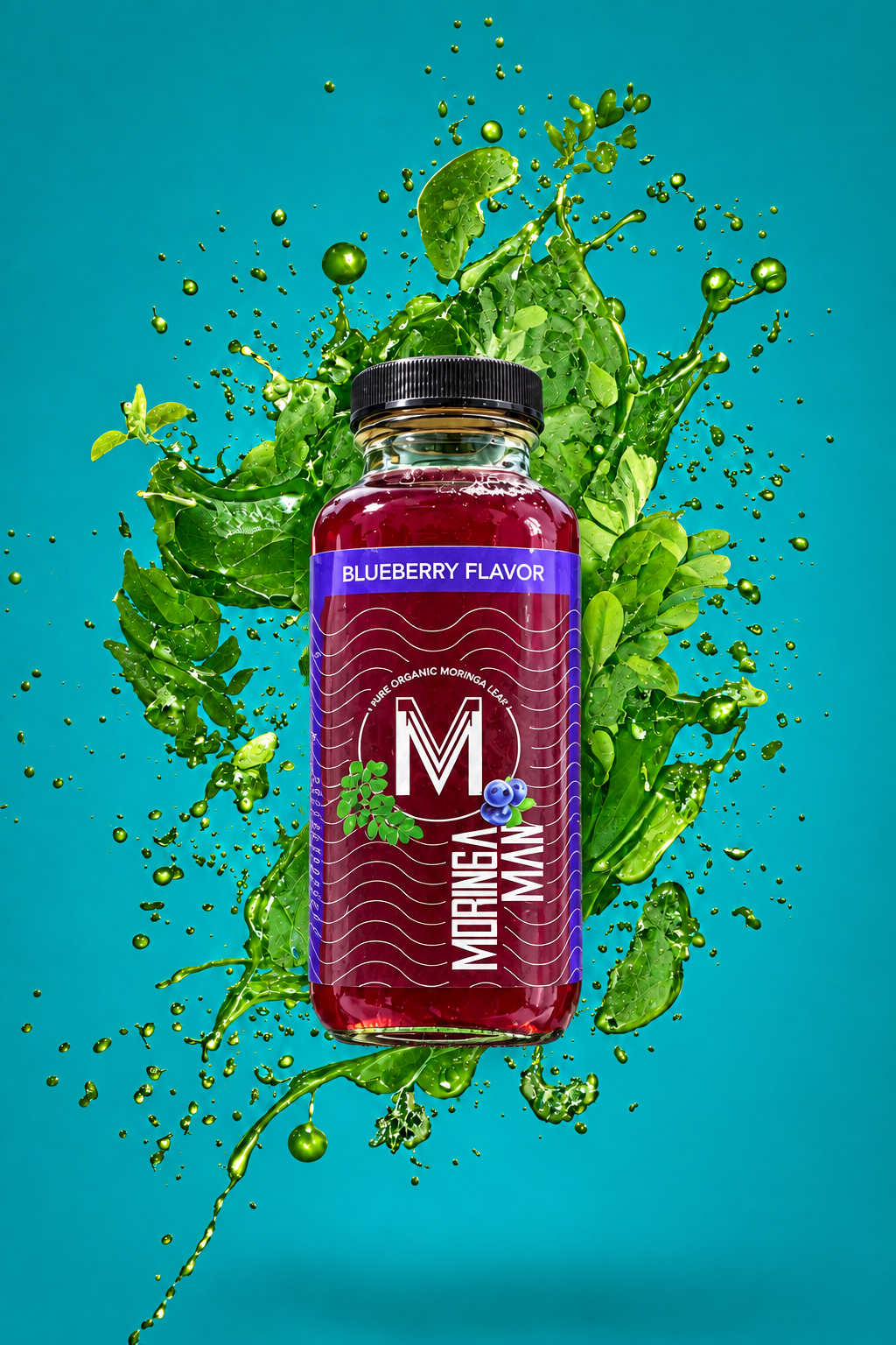 Blueberry Flavor Moringa Man tea